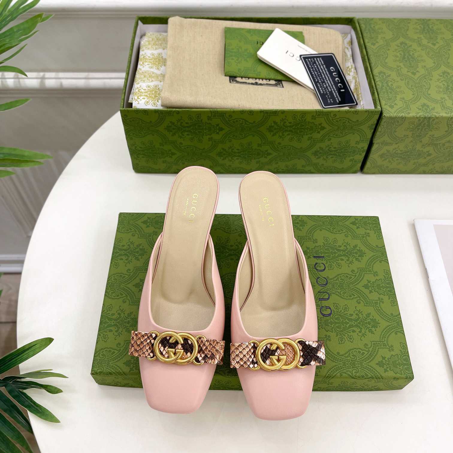 Gucci Women's Interlocking G Mule - 