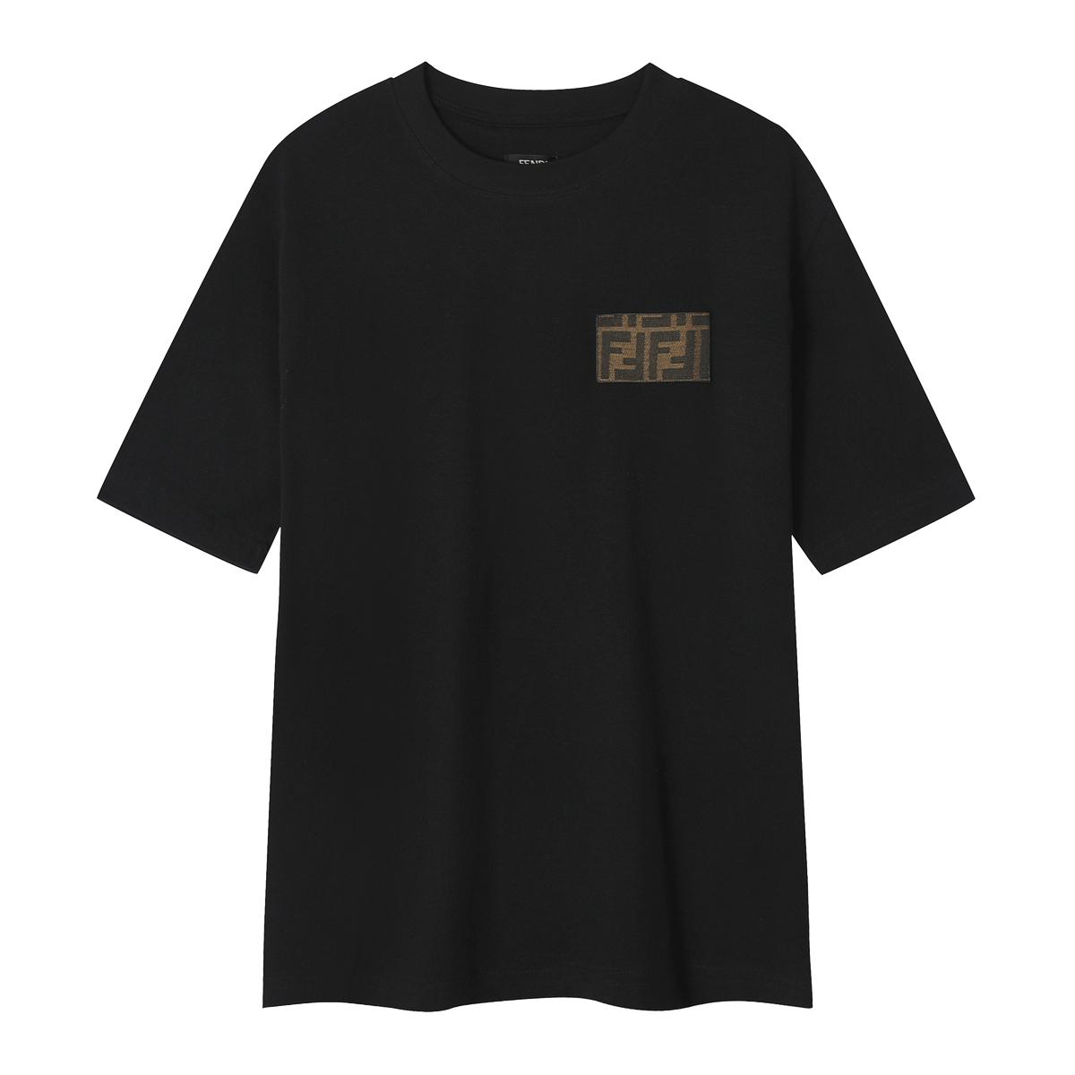 Fendi Cotton T-shirt In Black - DesignerGu