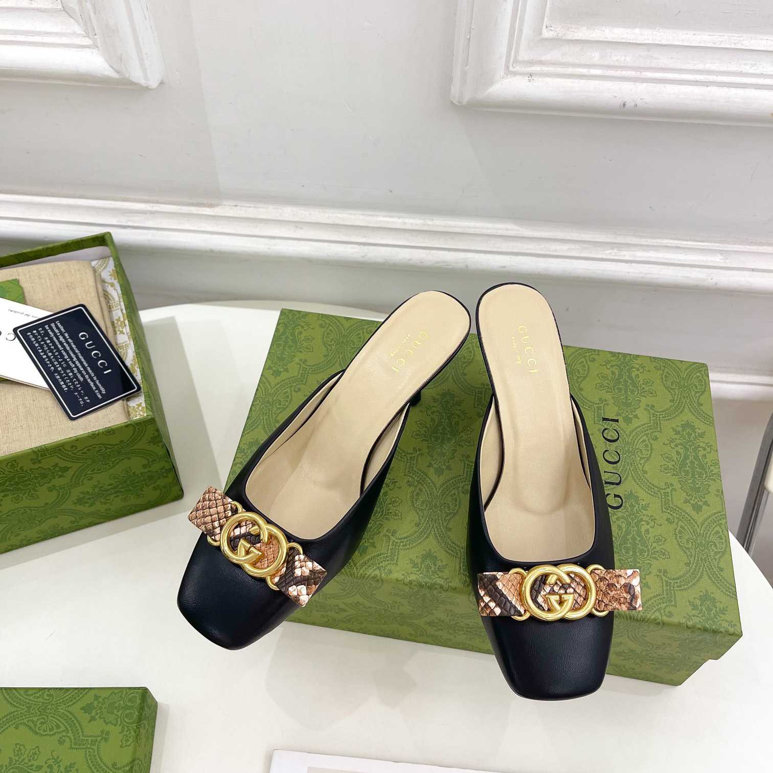 Gucci Women's Interlocking G Mule - 