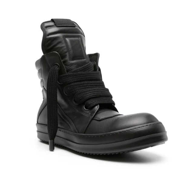 Rick Owens Geobasket High-top Leather Sneakers - 
