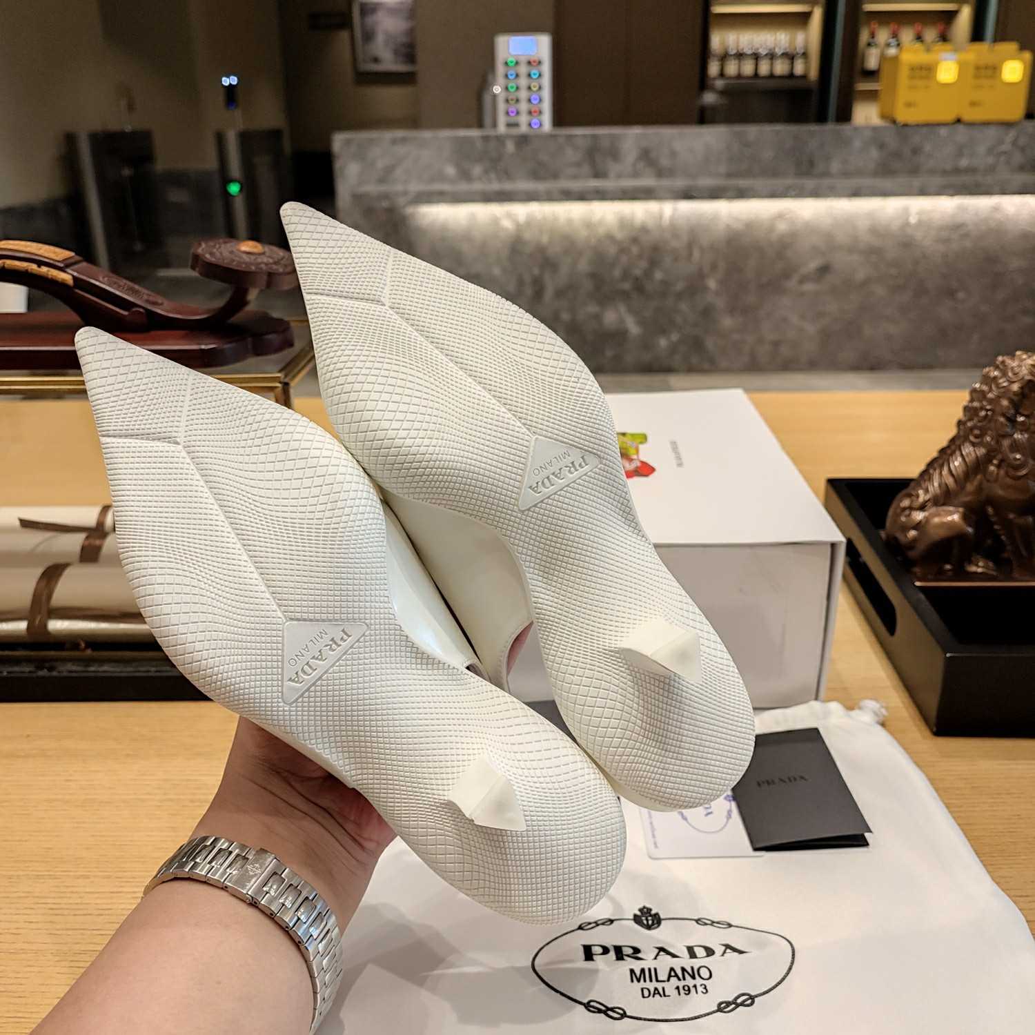 Prada Leather Slingback Pumps - 