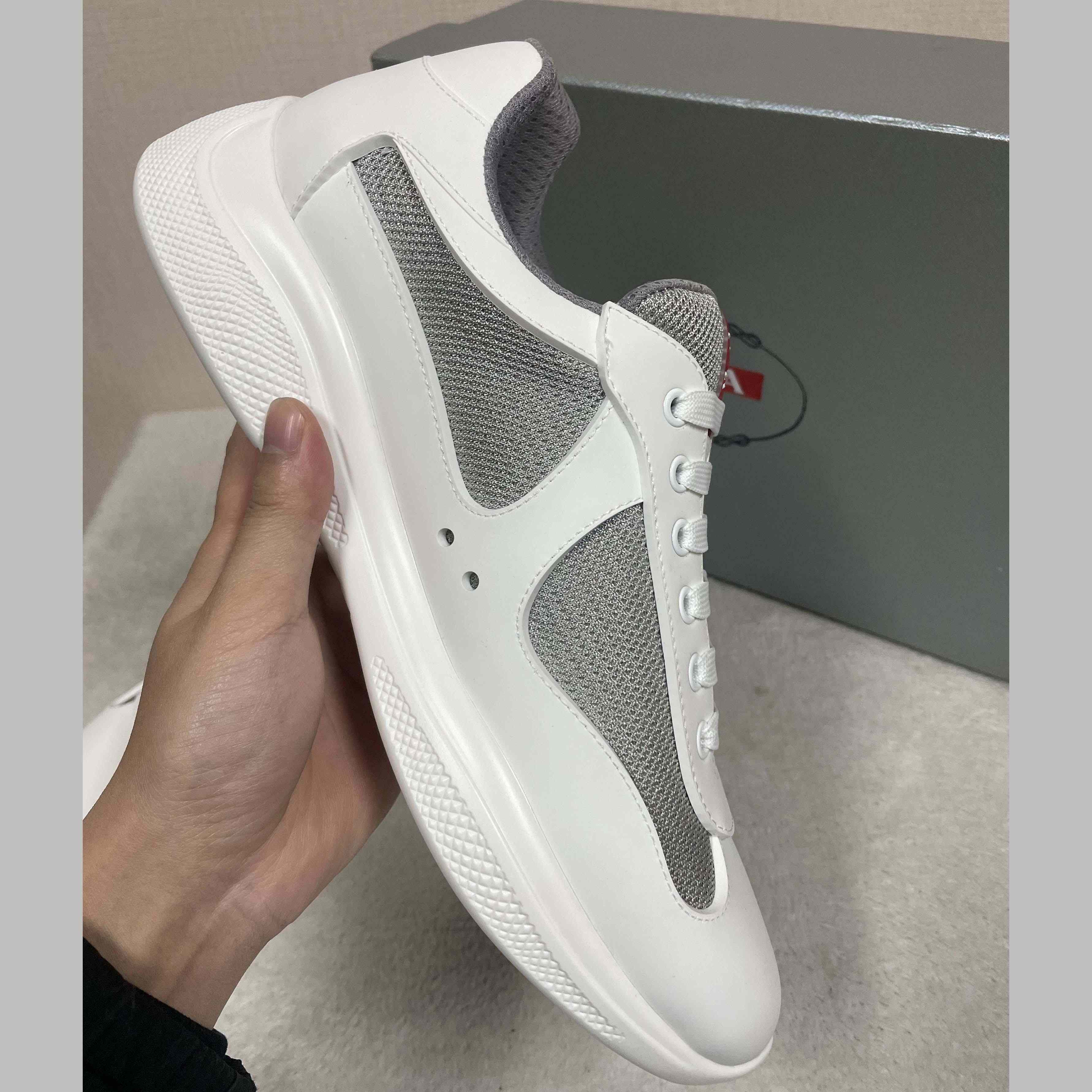 Prada America's Cup Soft Rubber And Bike Fabric Sneakers(upon uk size) - DesignerGu