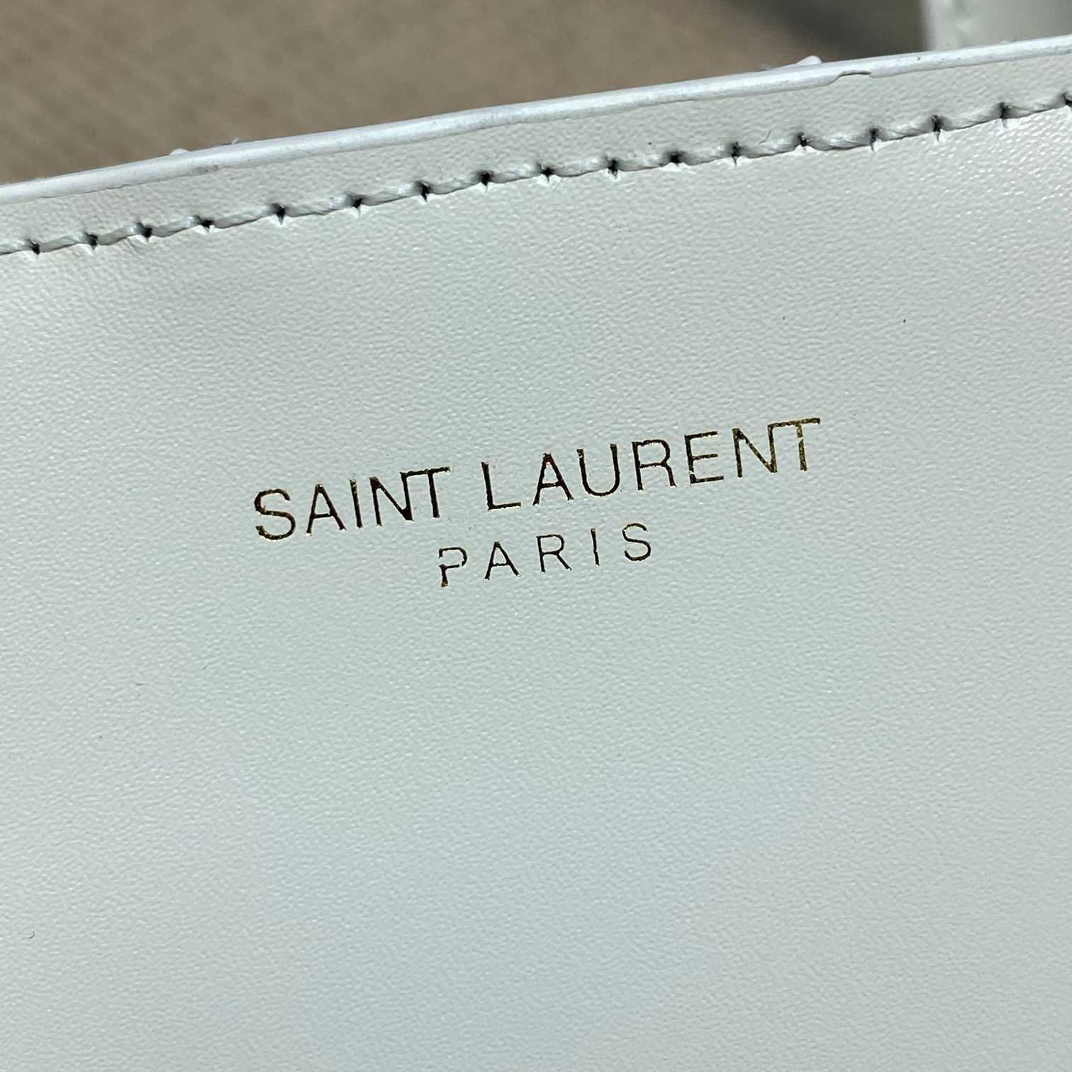 Saint Laurent Mini Toy Shopping Saint Laurent In Box Leather - 
