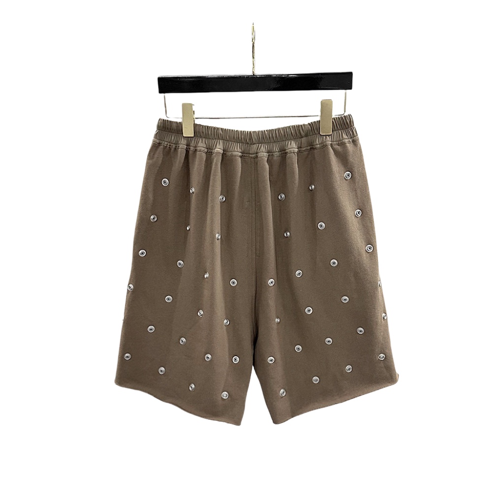 Rick Owens DRKSHDW Embellished Cotton Shorts - 