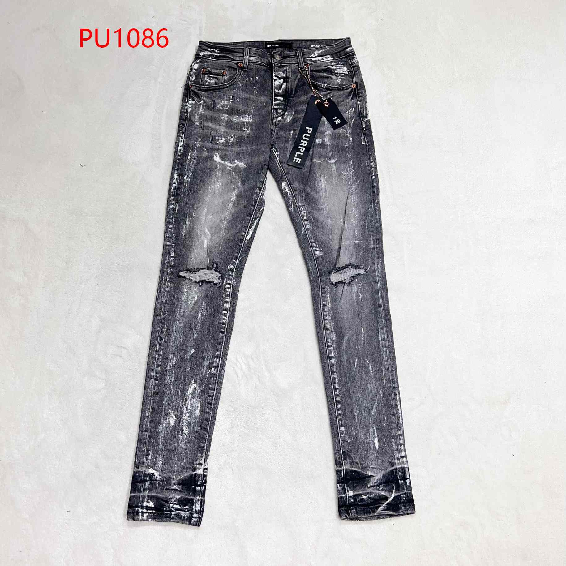Purple-Brand Jeans   PU1086 - DesignerGu