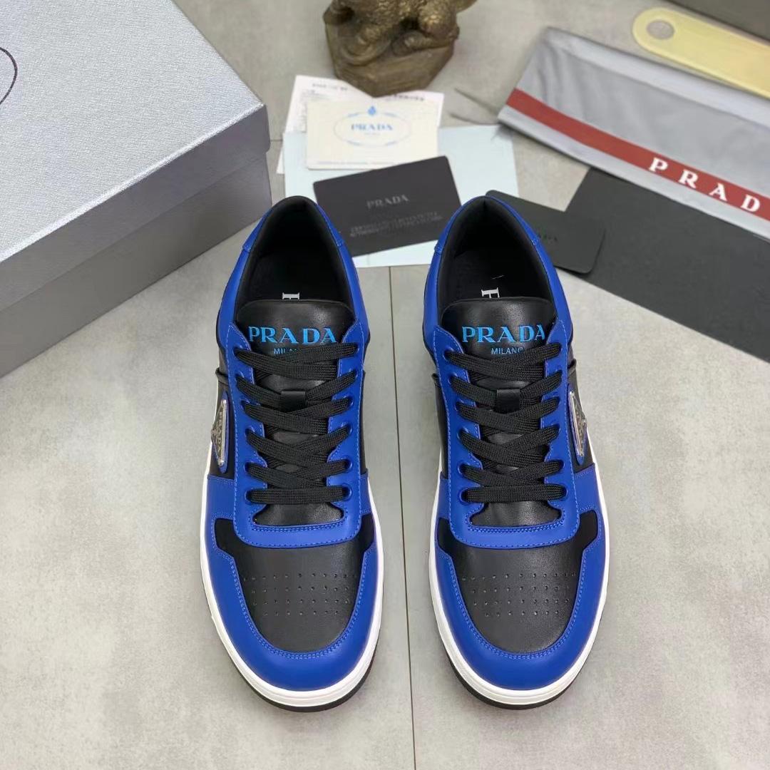 Prada Downtown Leather Sneakers - 
