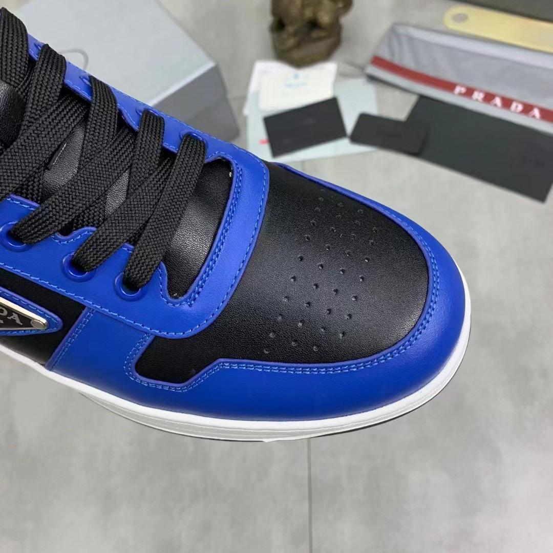 Prada Downtown Leather Sneakers - 