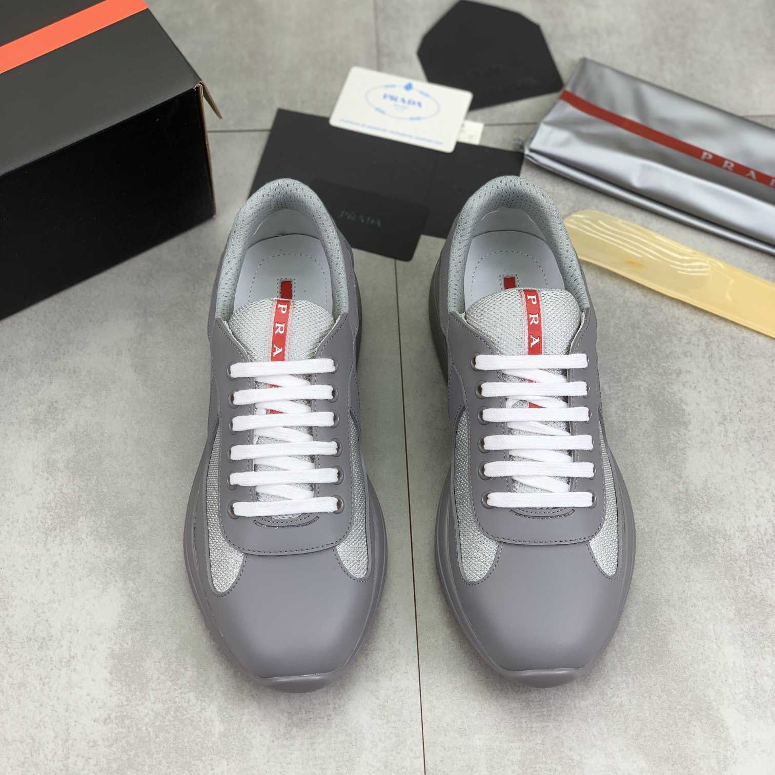 Prada America's Cup Soft Rubber And Bike Fabric Sneakers - 