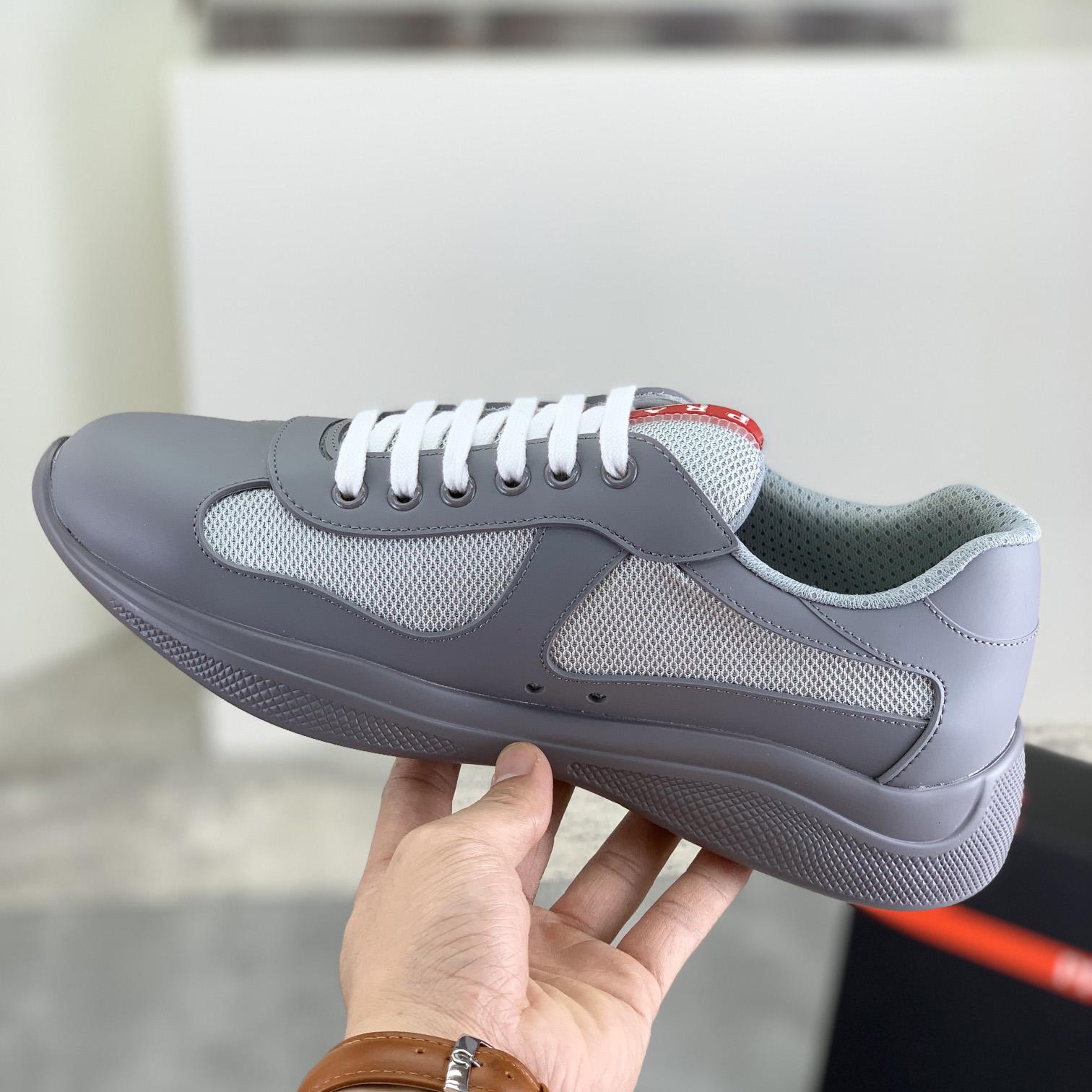 Prada America's Cup Soft Rubber And Bike Fabric Sneakers - 