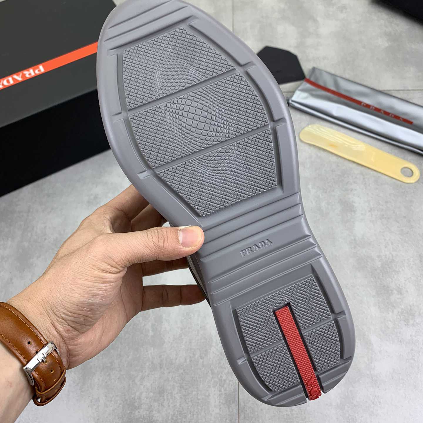 Prada America's Cup Soft Rubber And Bike Fabric Sneakers - 