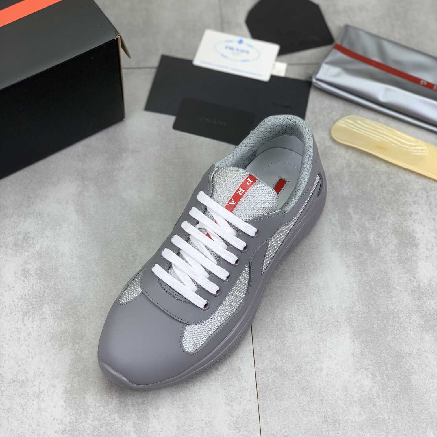 Prada America's Cup Soft Rubber And Bike Fabric Sneakers - 
