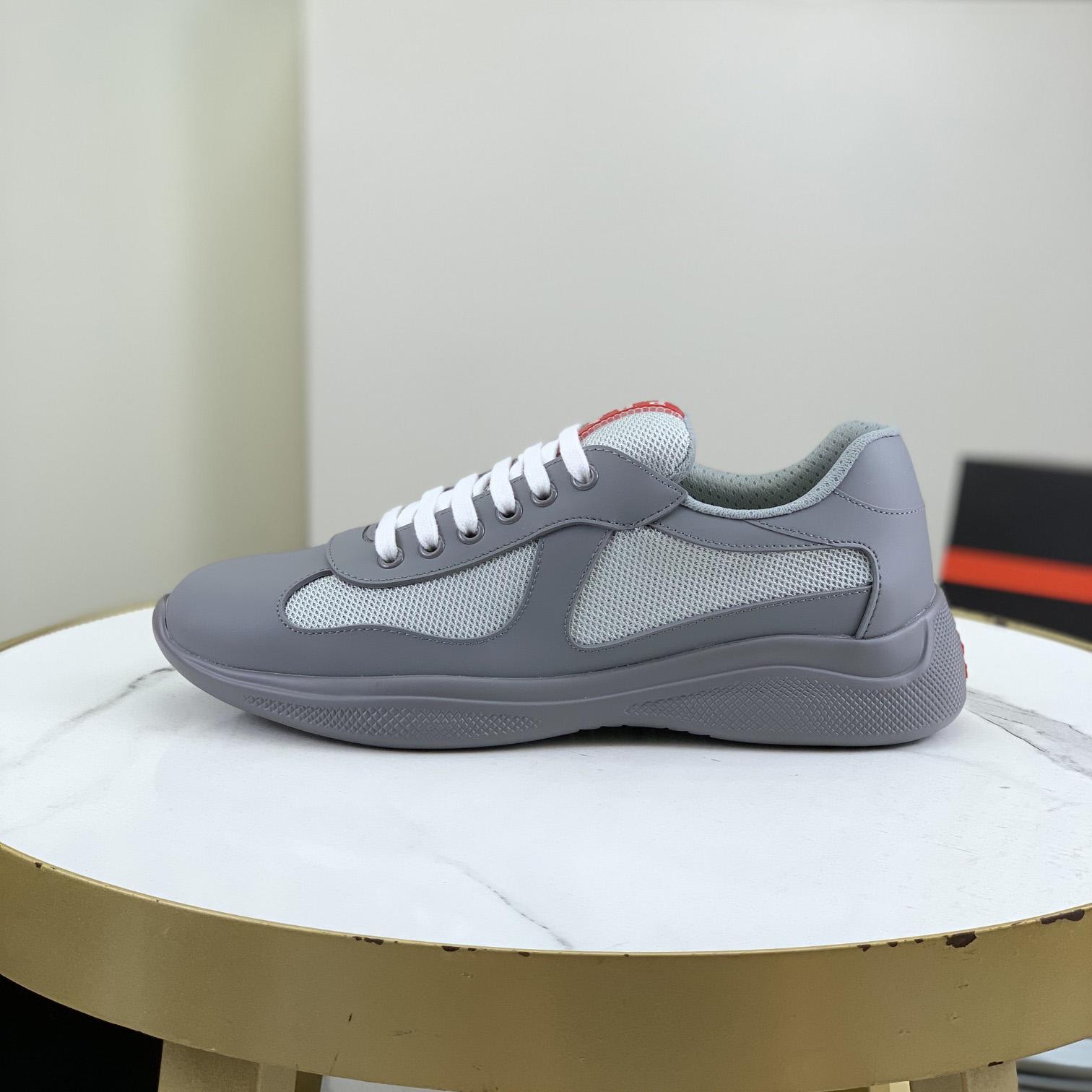 Prada America's Cup Soft Rubber And Bike Fabric Sneakers - 