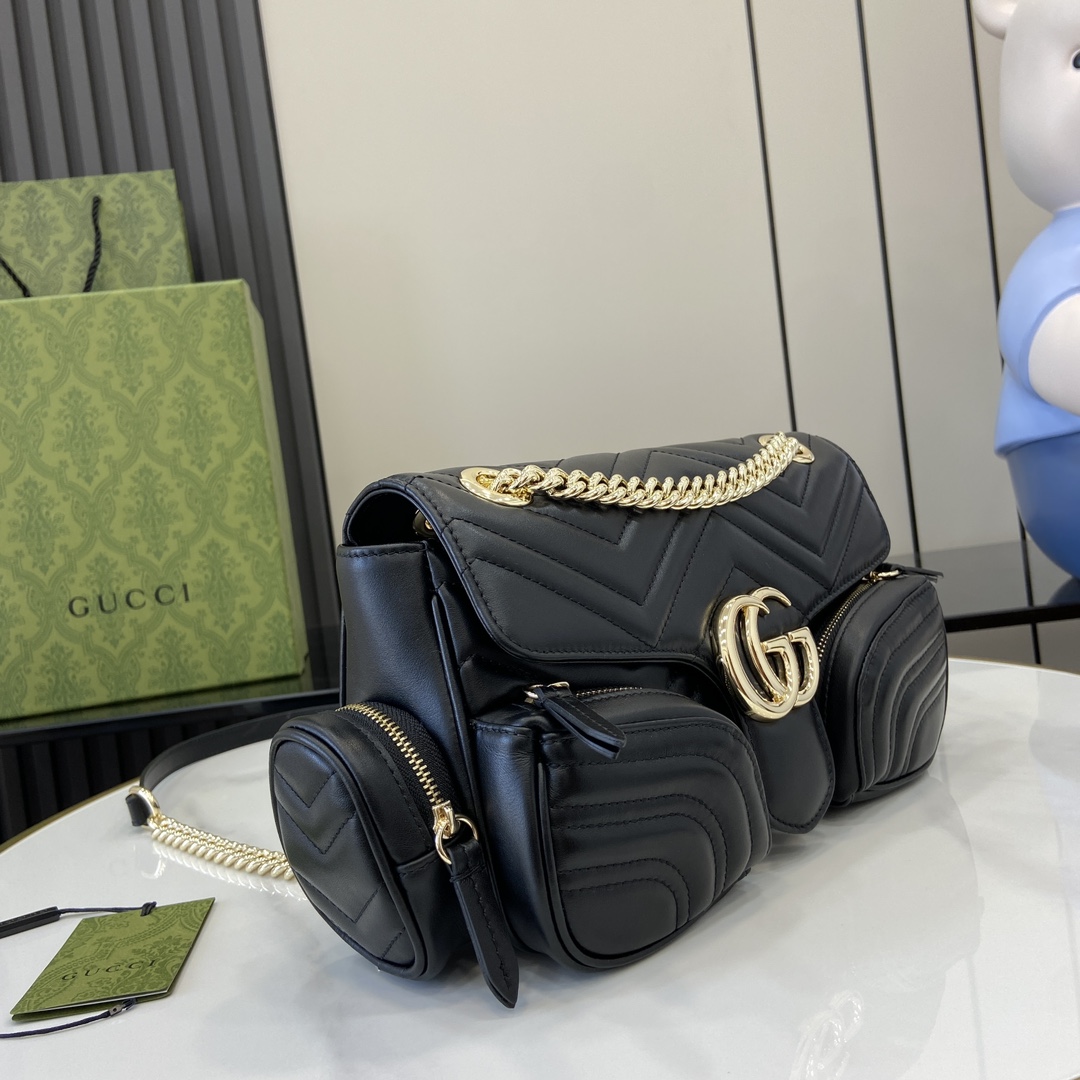 Gucci GG Marmont Small Multi-pocket Bag - DesignerGu