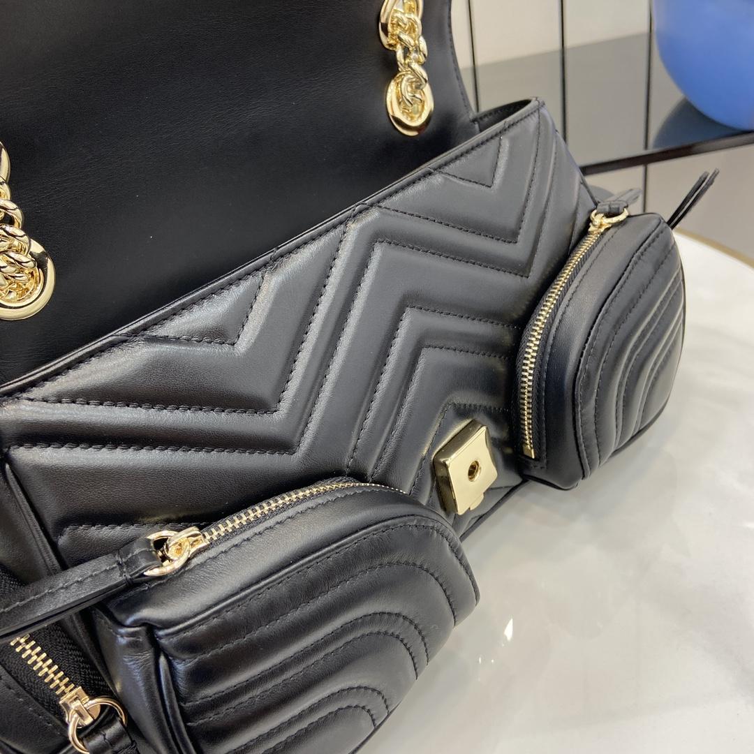Gucci GG Marmont Small Multi-pocket Bag - DesignerGu