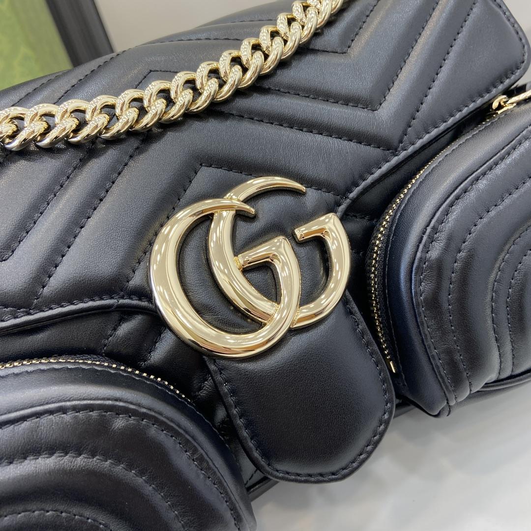 Gucci GG Marmont Small Multi-pocket Bag - DesignerGu