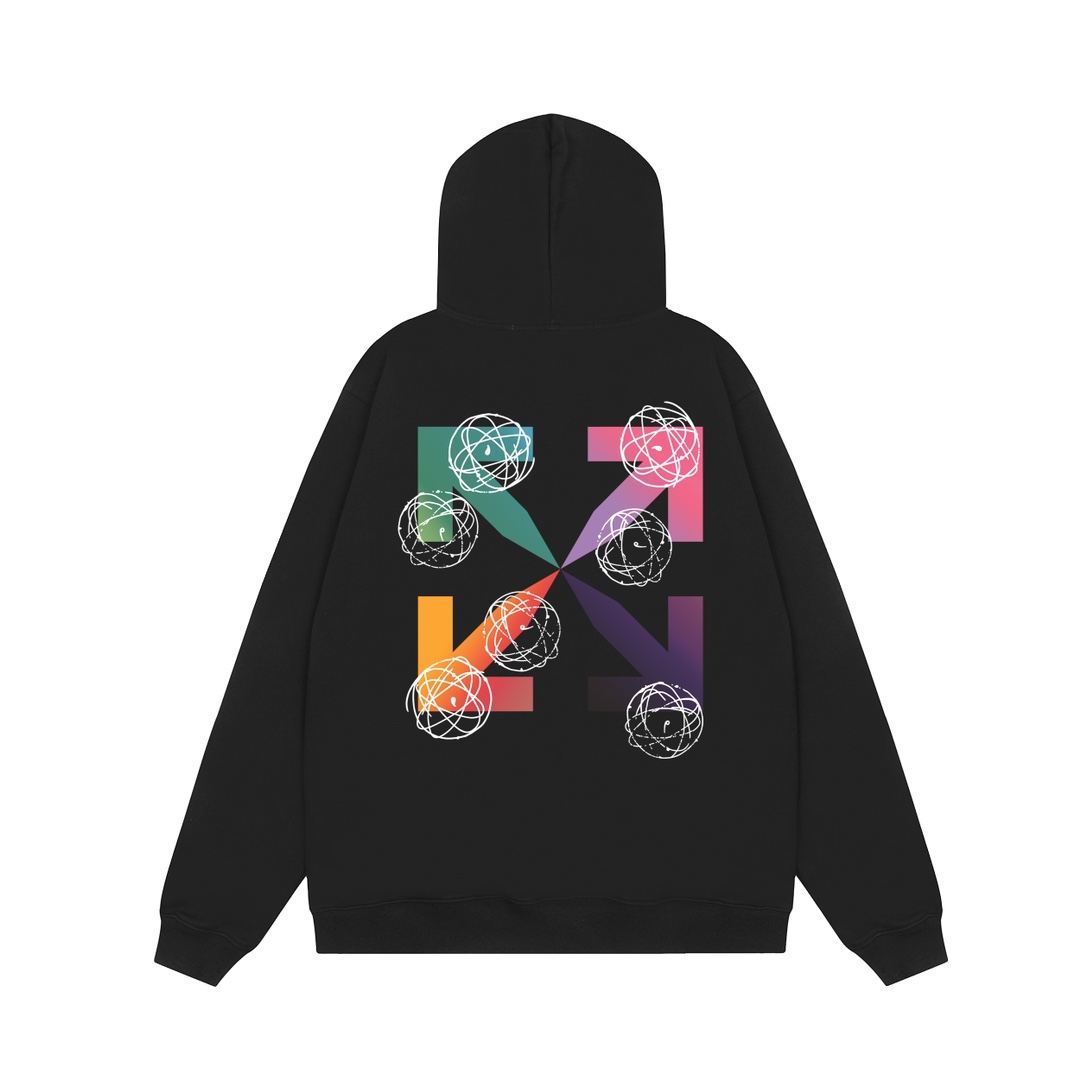 Off-White Cotton Hoodie - 