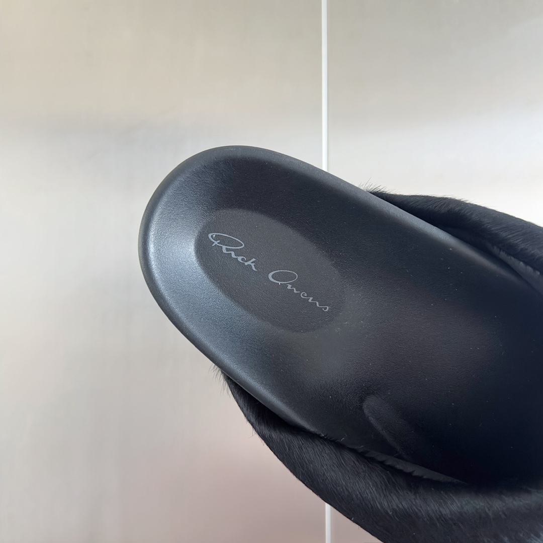 Rick Owens Slide In Black - 