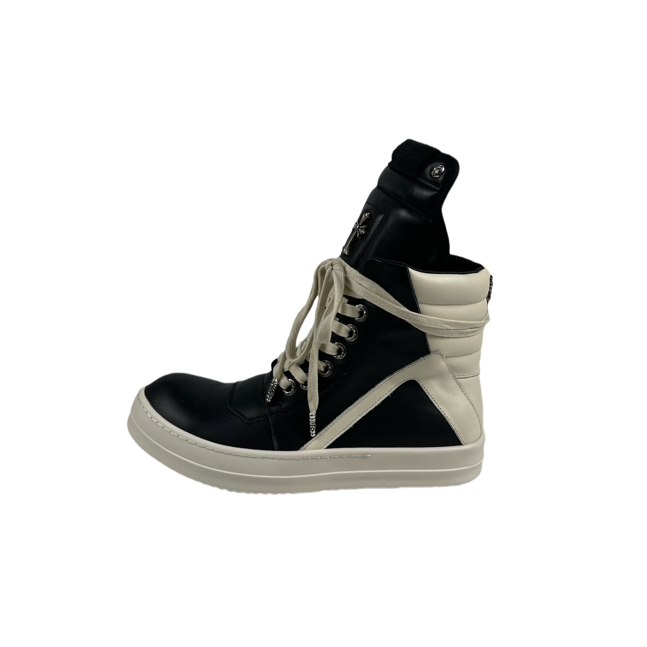 Chrome Hearts x Rick Owens Geobasket High 'Black' - 