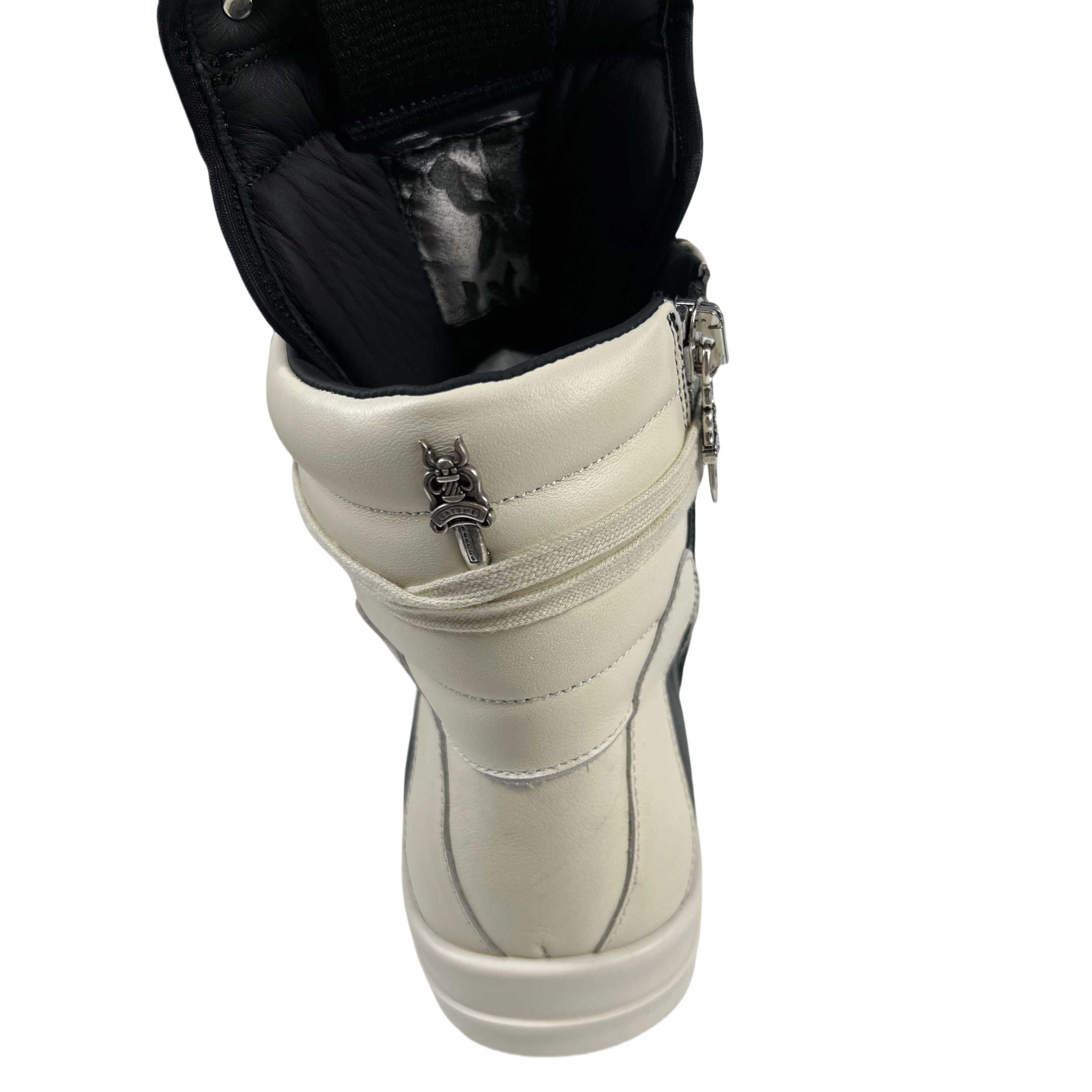 Chrome Hearts x Rick Owens Geobasket High 'Black' - 