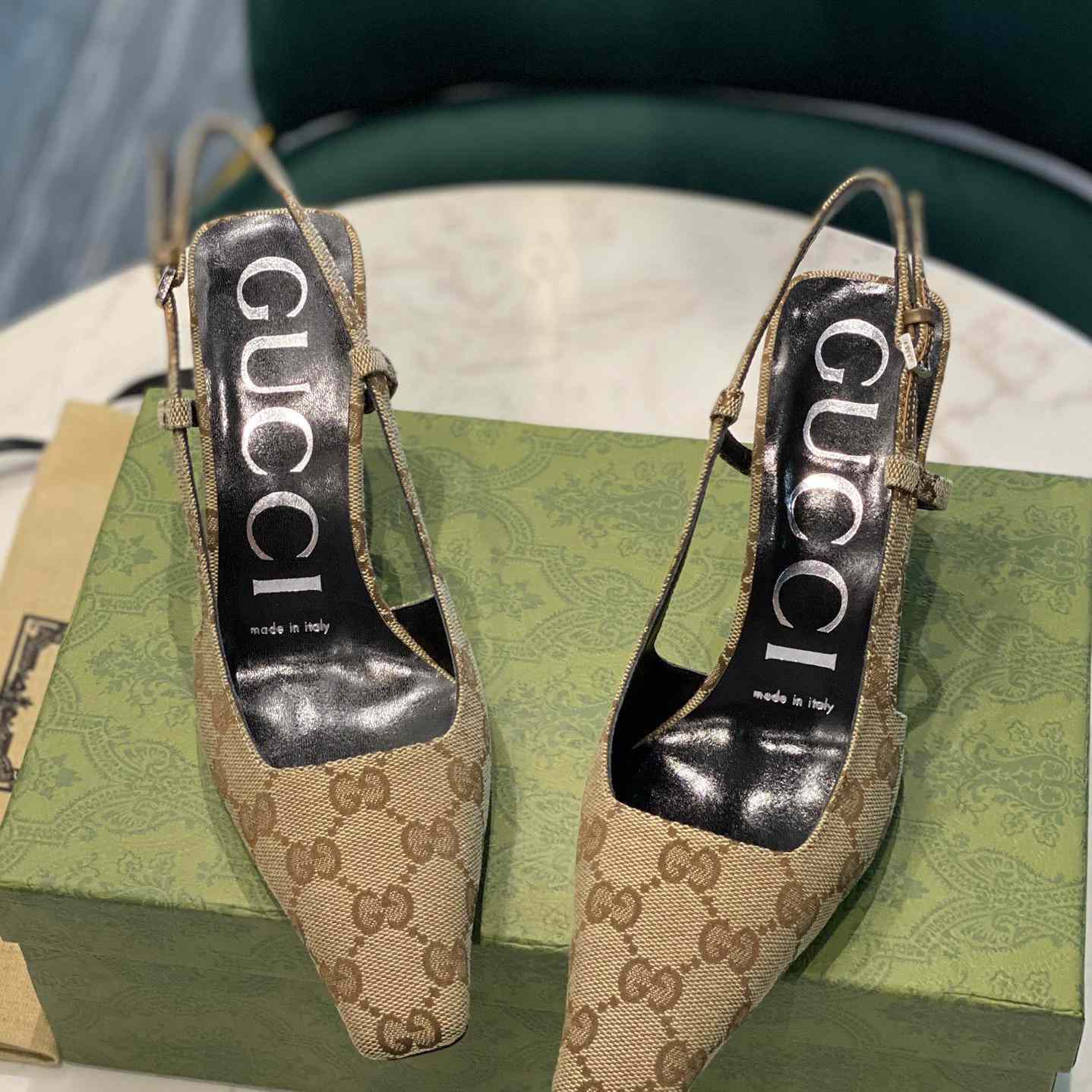 Gucci Women's GG Slingback Pump  - 