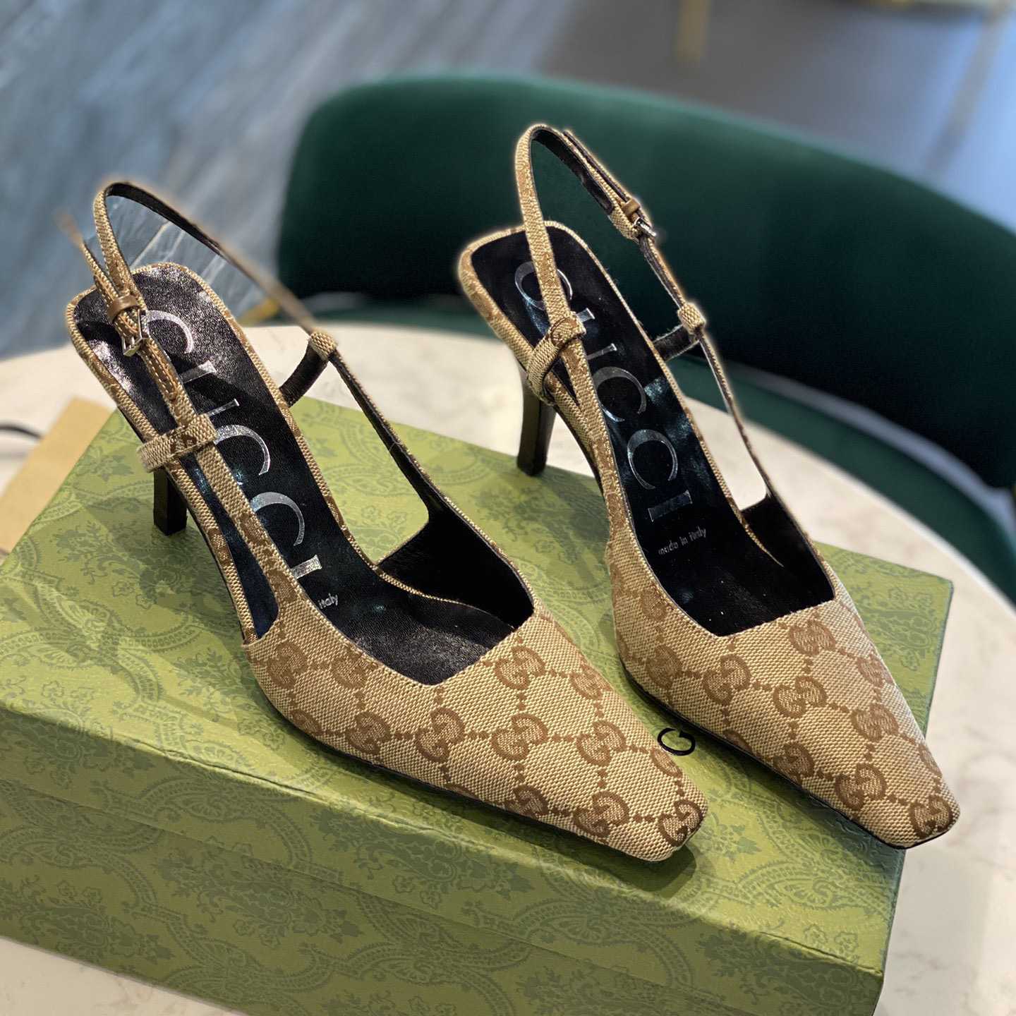 Gucci Women's GG Slingback Pump  - 