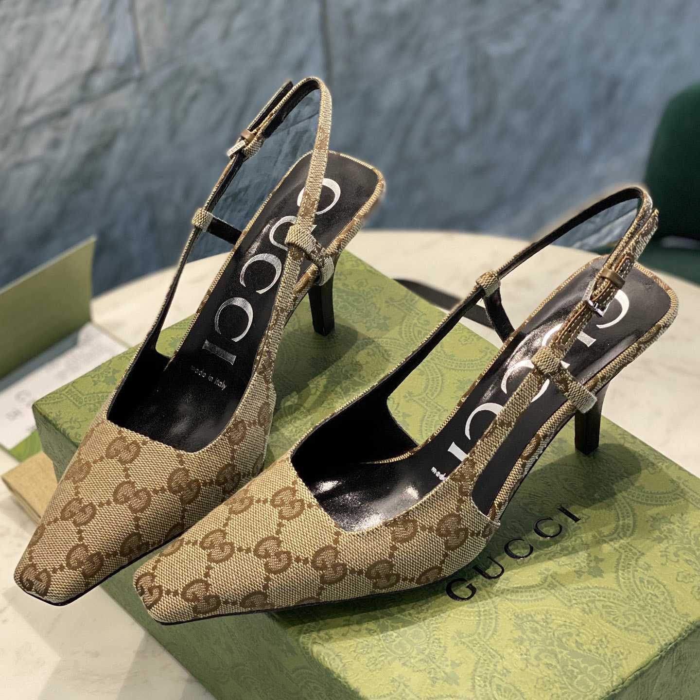 Gucci Women's GG Slingback Pump  - 