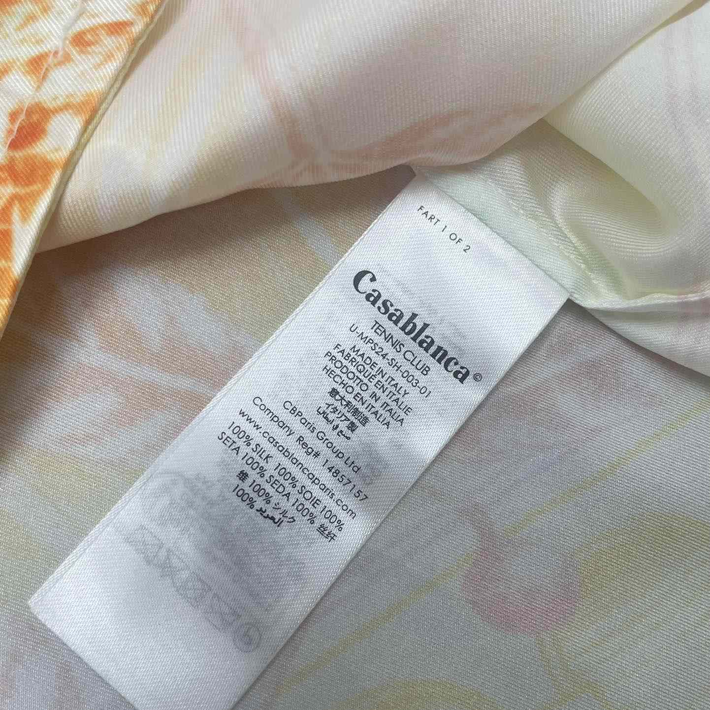 Casablanca La Monnaie Silk Shirt    CA3472 - 