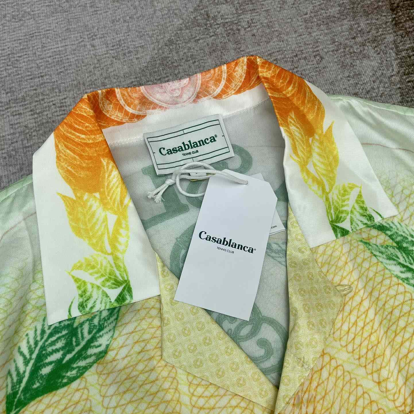 Casablanca La Monnaie Silk Shirt    CA3472 - 