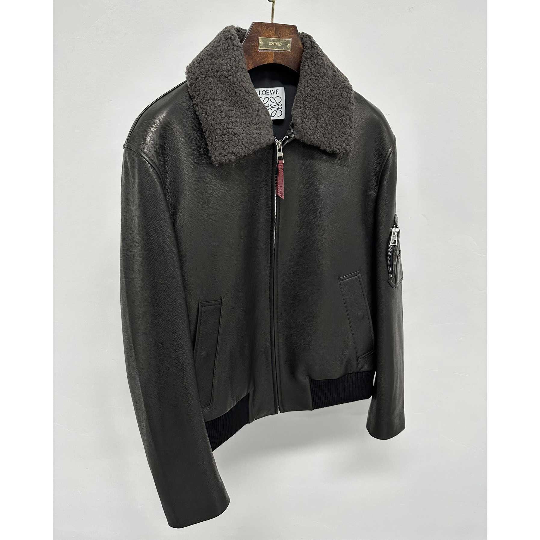 Loewe Bomber Jacket In Nappa Lambskin - 