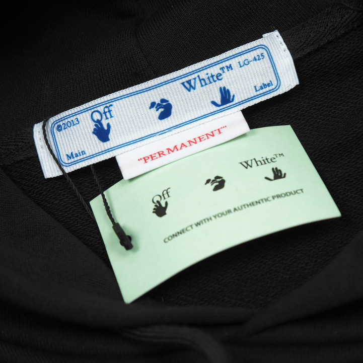 Off-White C/O Virgil Abloh Printed Cotton Hoodie - 