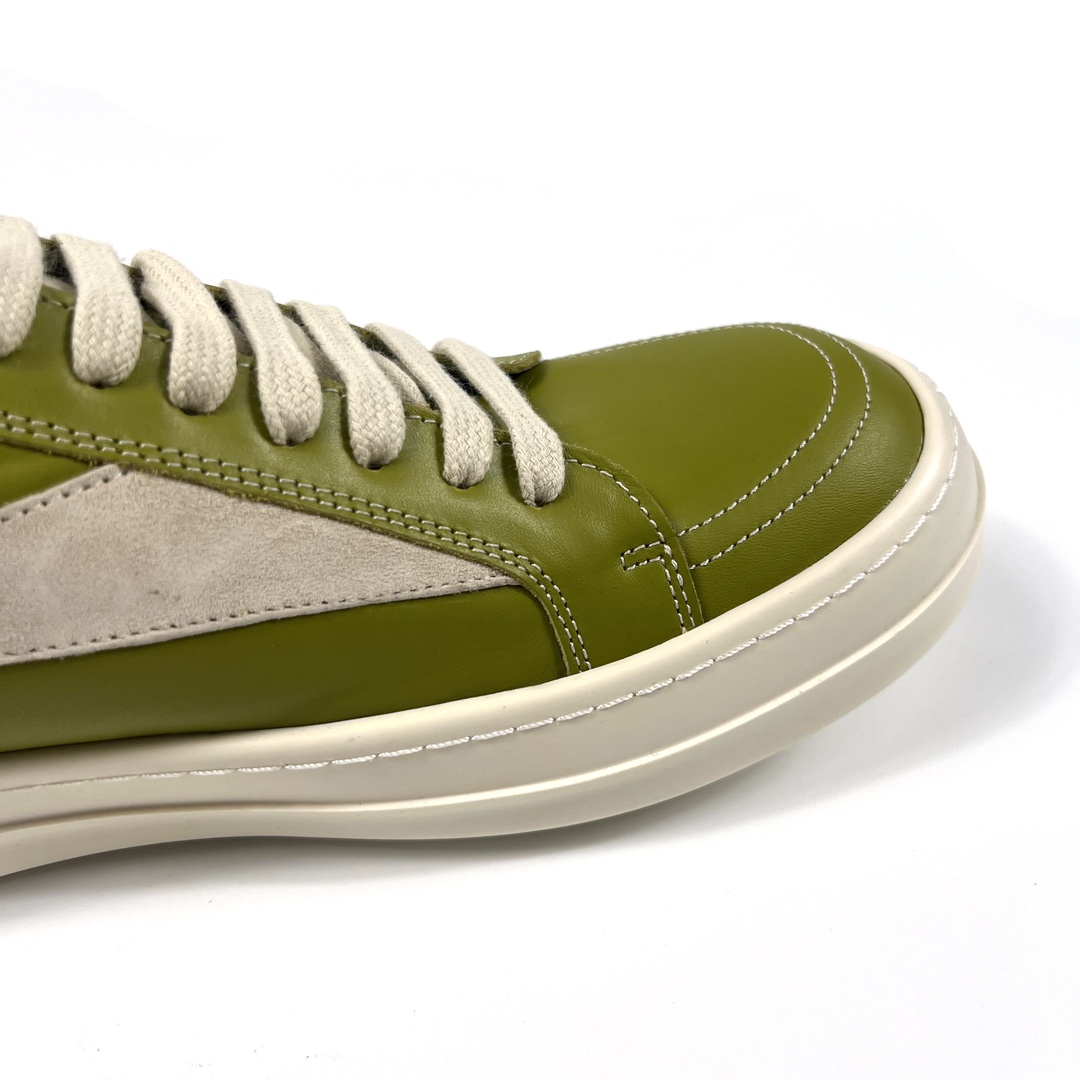 Rick Owens Lido Vintage Leather Sneakers - 