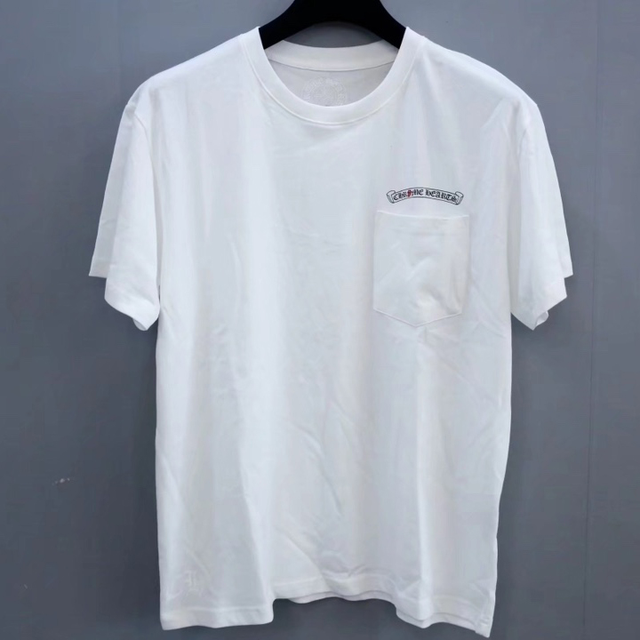 Chrome Heart x Rolling Stones scroll Logo Tee - 