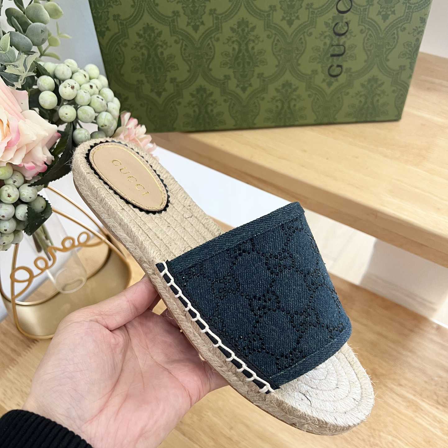 Gucci Women's Slide Espadrille  - 
