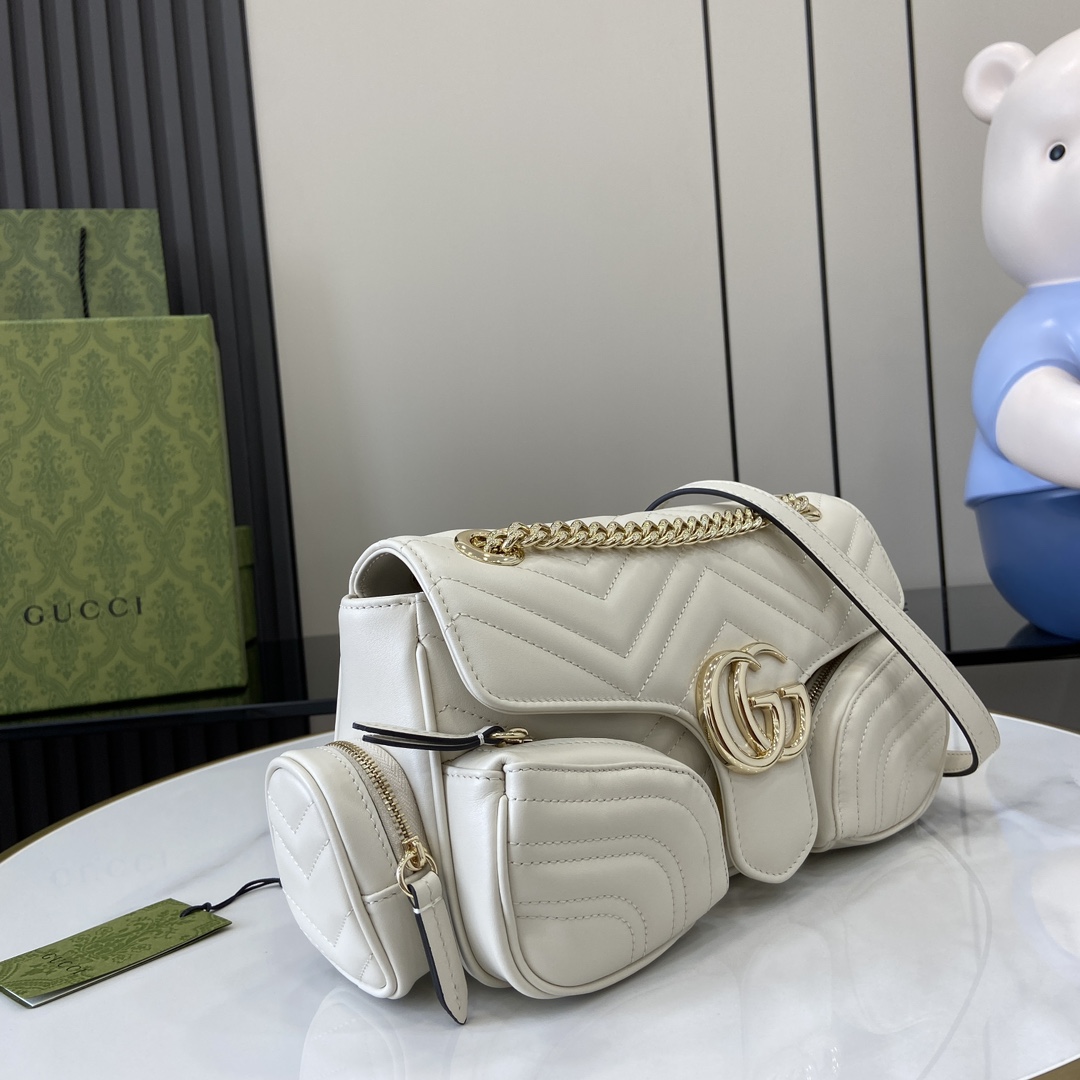 Gucci GG Marmont Small Multi-pocket Bag - DesignerGu
