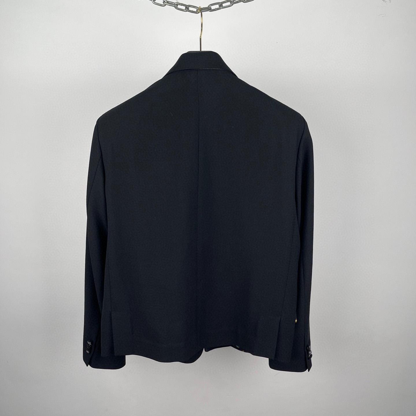 Louis Vuitton Embroidered Signature Wool Tailored Jacket   1AFRD1 - 