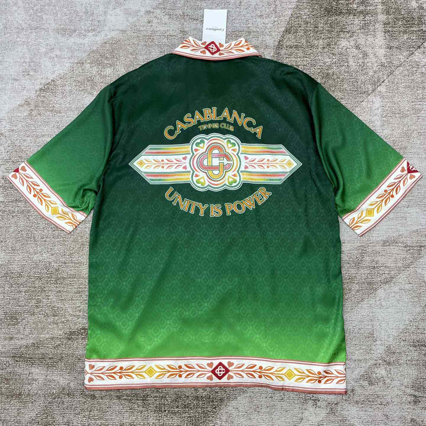 Casablanca Unity is Power Shirt In Silk   CA3474 - 