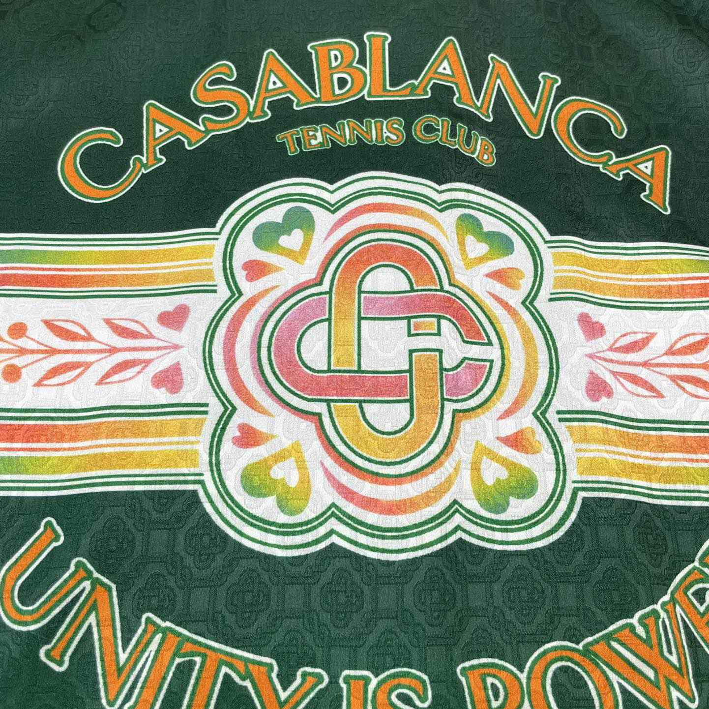 Casablanca Unity is Power Shirt In Silk   CA3474 - 