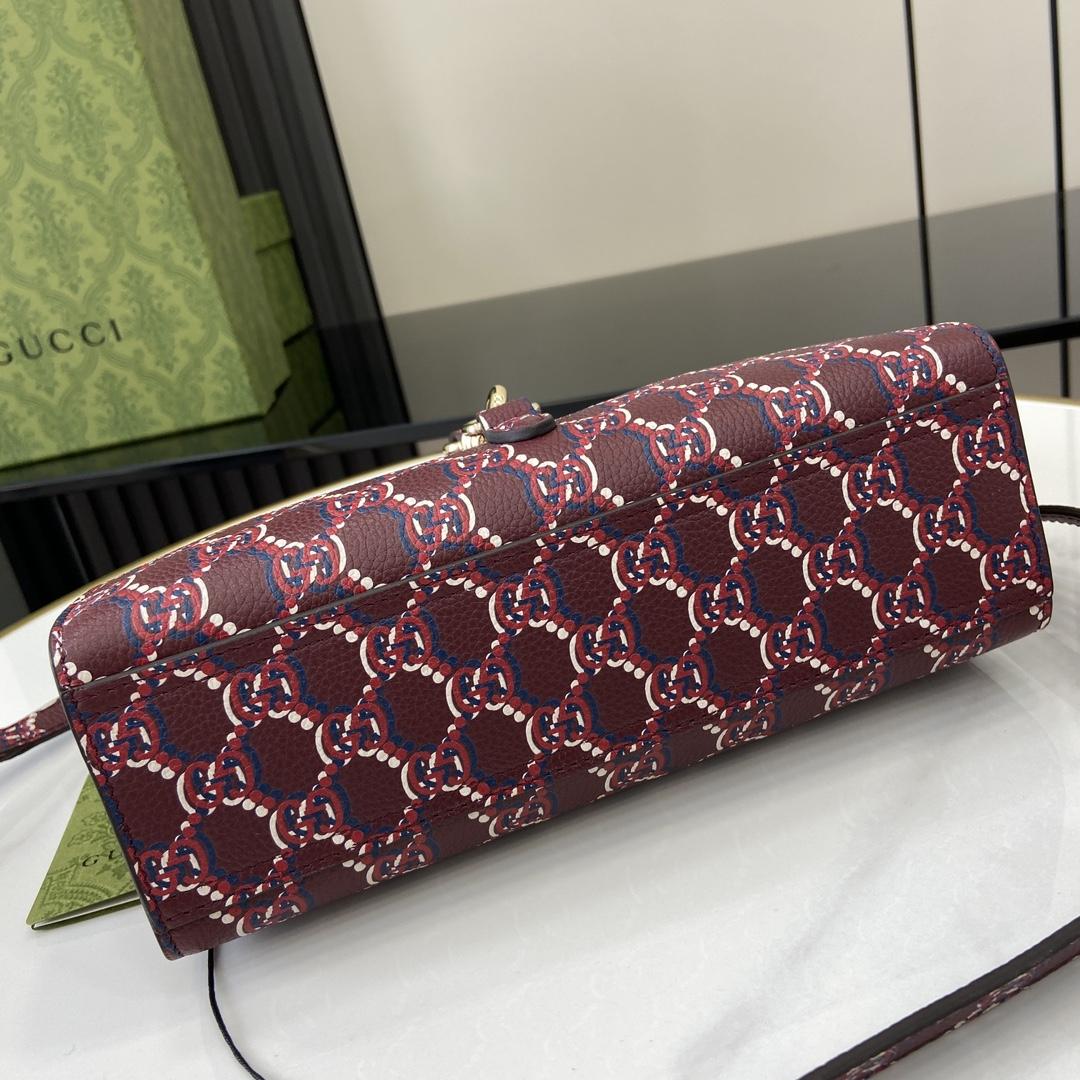 Gucci Small Tote Bag With GG Shadow  - 
