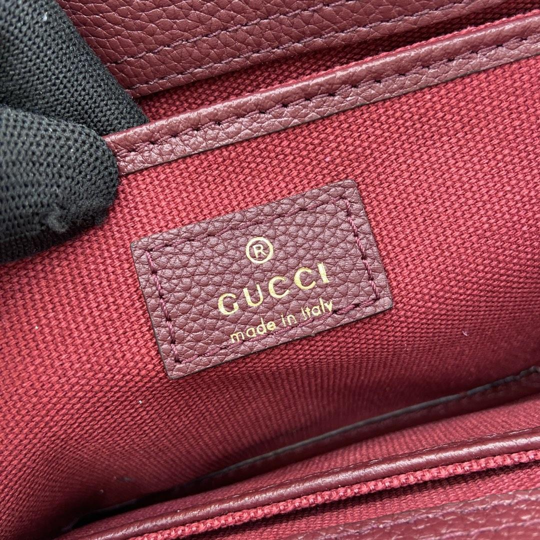 Gucci Small Tote Bag With GG Shadow  - 