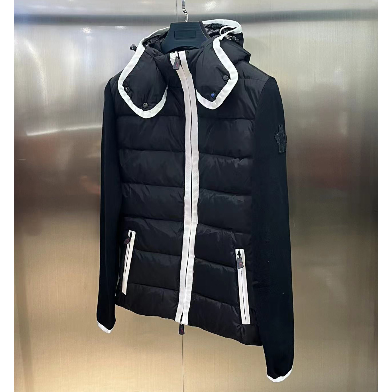 Moncler Grenoble Hooded Paneled Twill And Quilted Stretch-shell Down Jacket - 