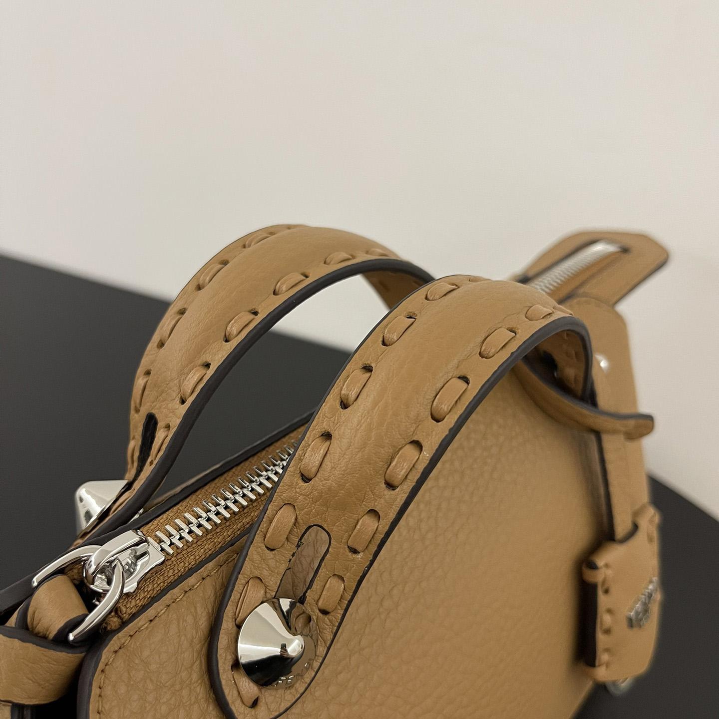 Fendi By The Way Selleria Mini Selleria Bag With 192 Hand-sewn Topstitches - 