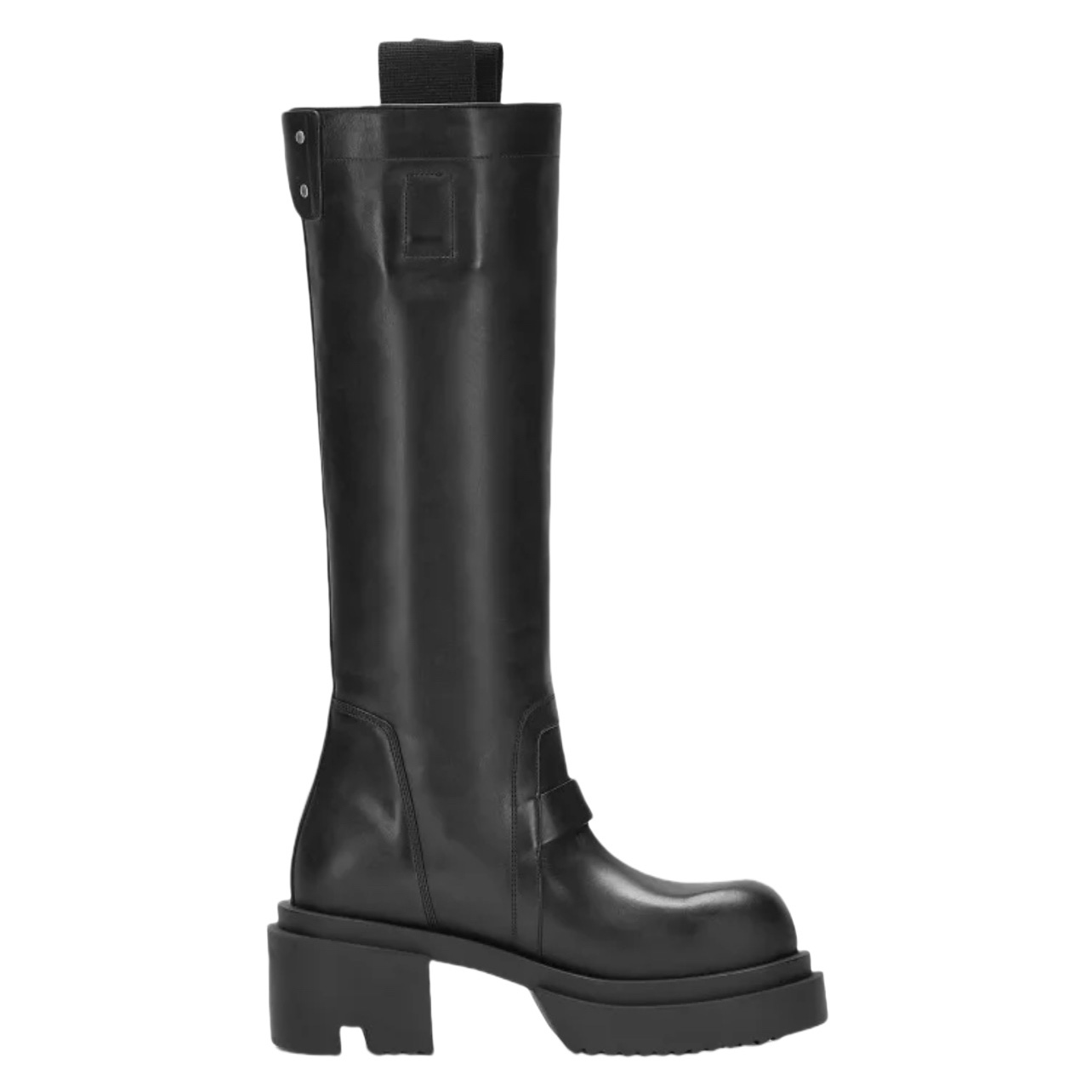 Rick Owens Pull On Bogun Leather Boots - 