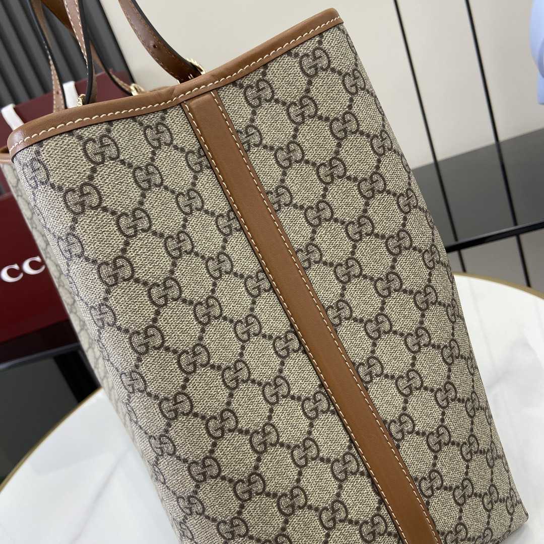 Gucci GG Emblem Large Tote Bag - 