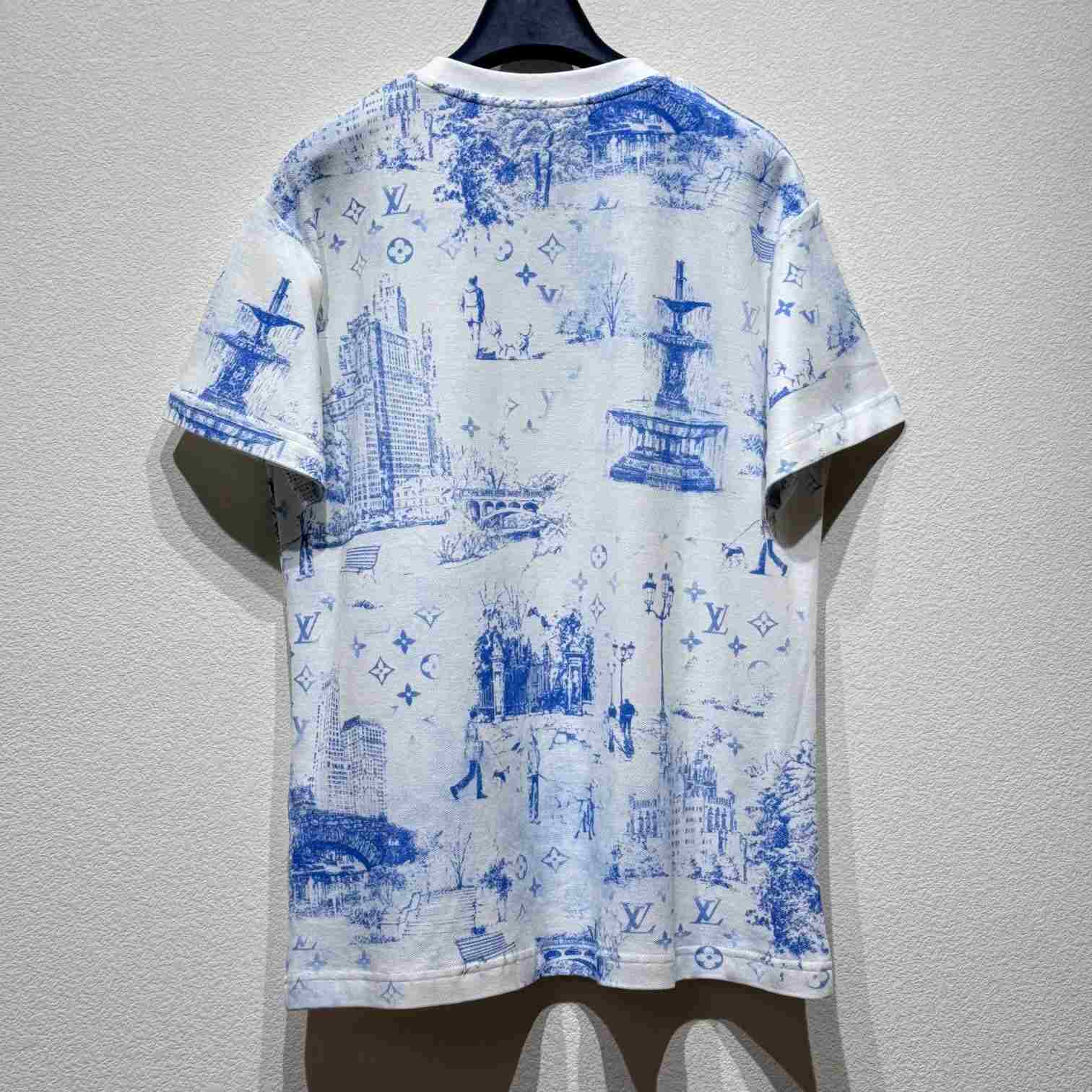 Louis Vuitton Printed Cotton Pique T-Shirt - 