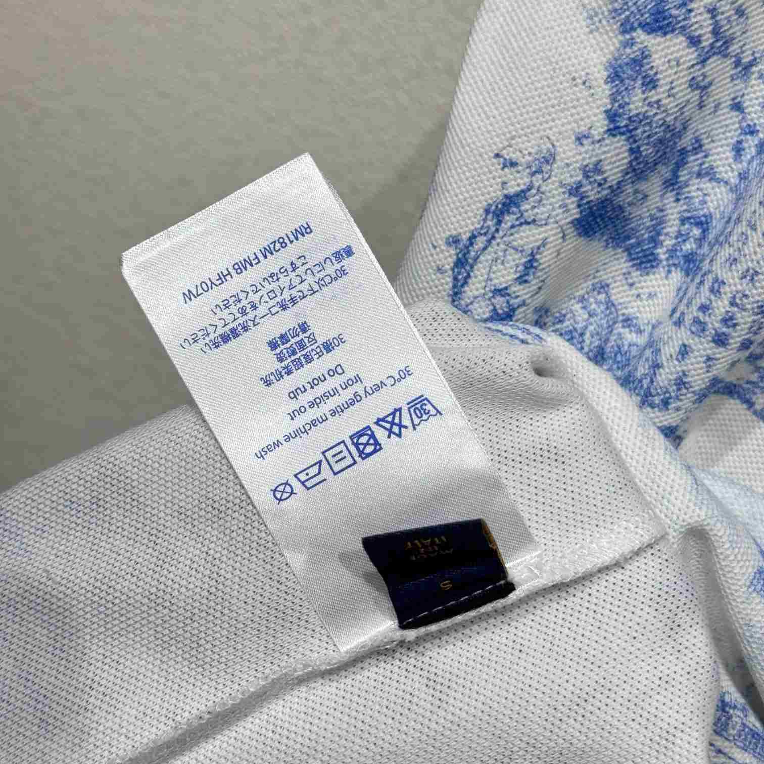 Louis Vuitton Printed Cotton Pique T-Shirt - 