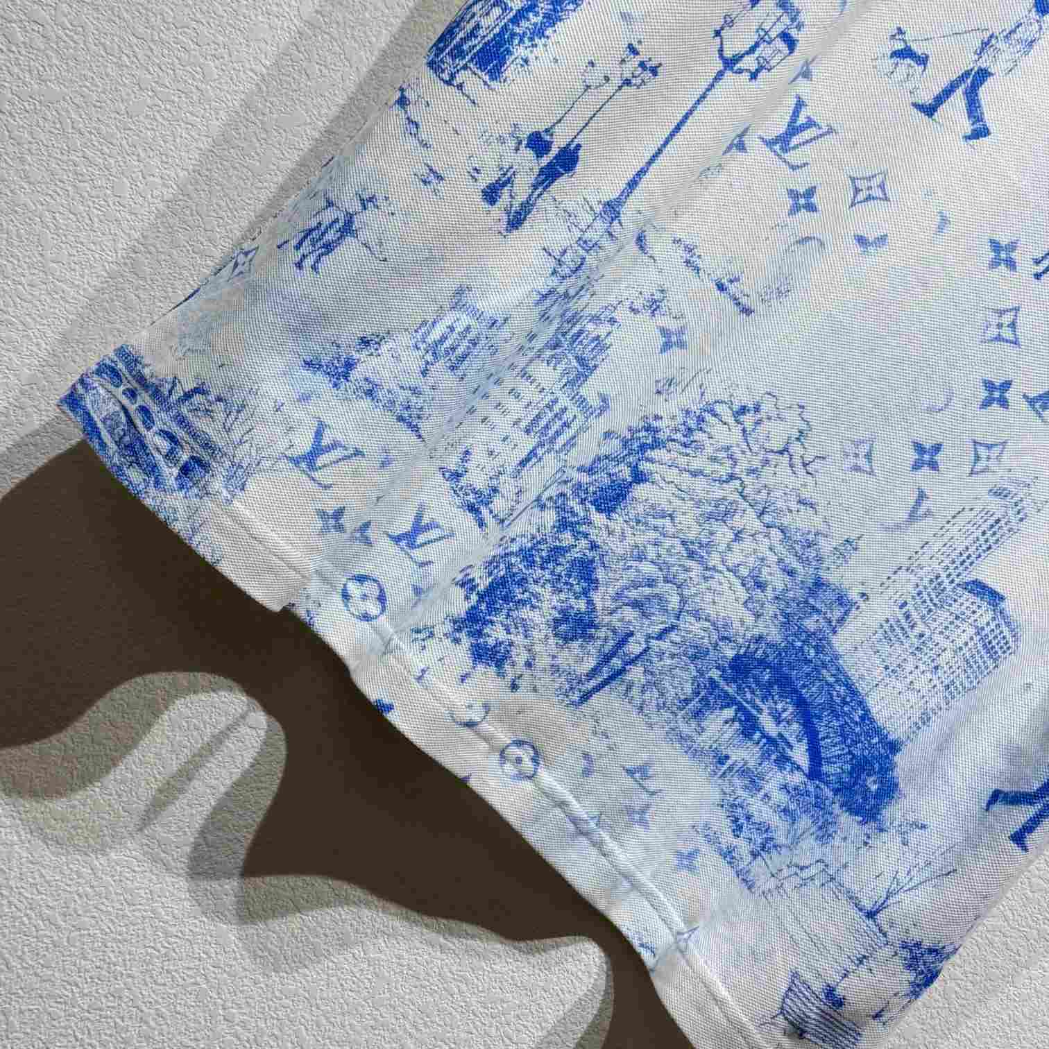 Louis Vuitton Printed Cotton Pique T-Shirt - 