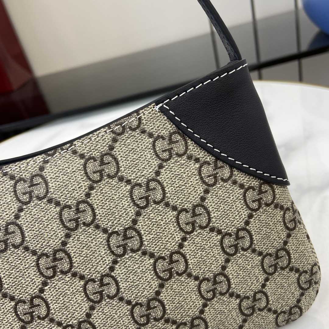 Gucci GG Emblem Super Mini Shoulder Bag - 