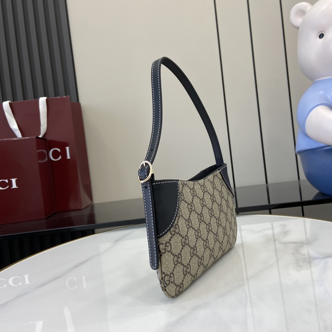 Gucci GG Emblem Super Mini Shoulder Bag - 