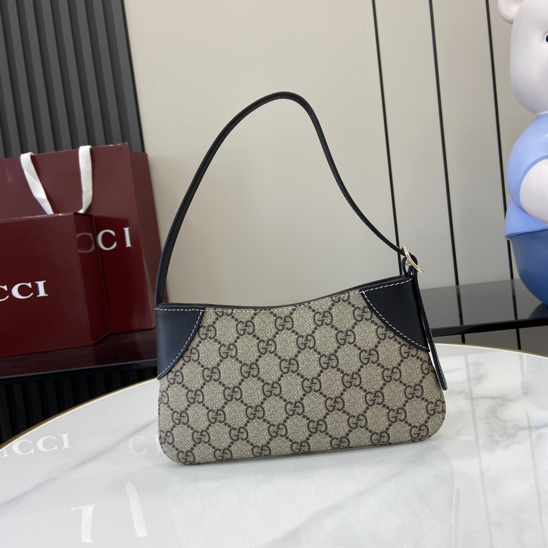 Gucci GG Emblem Super Mini Shoulder Bag - 