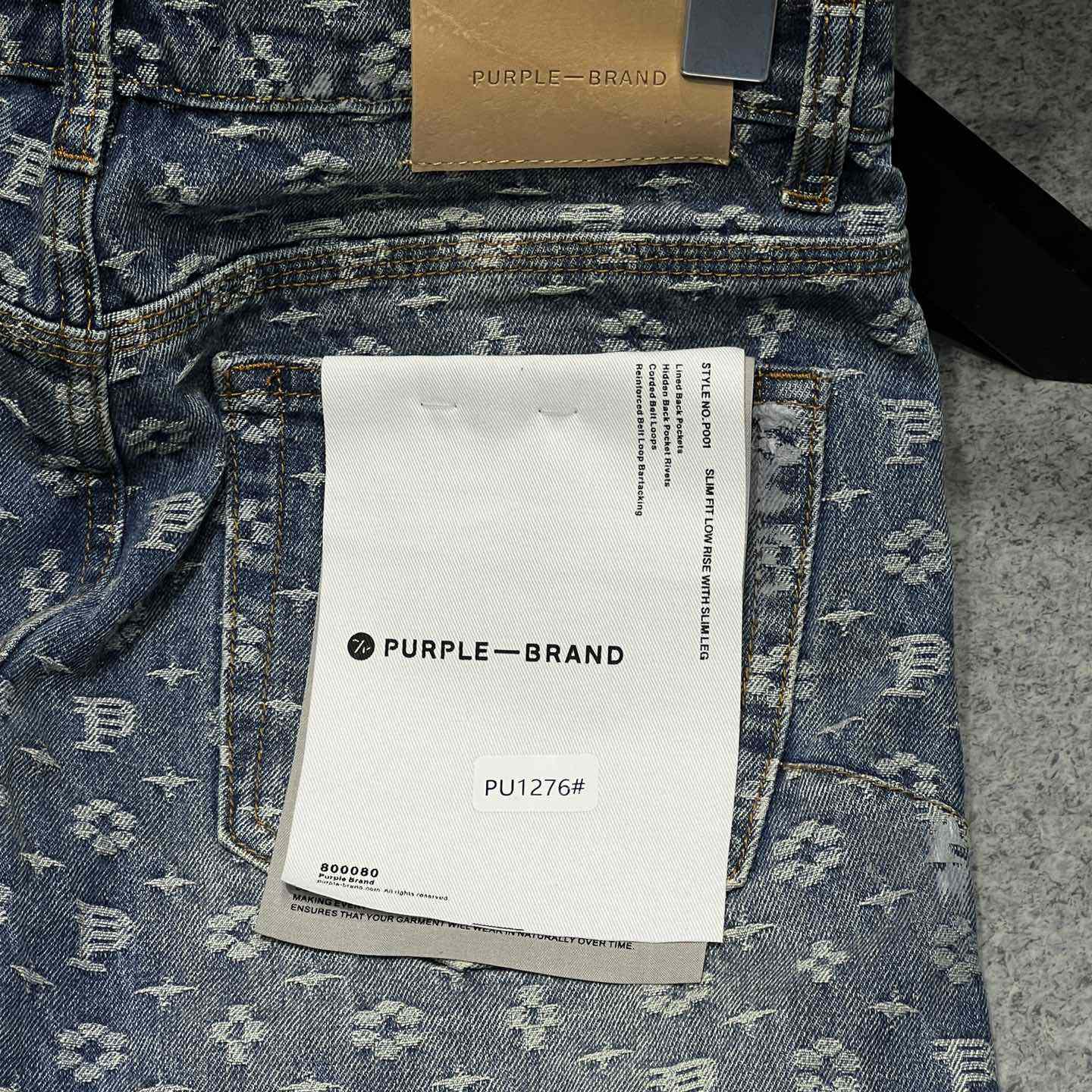 Purple-Brand Jeans   PU1276 - 
